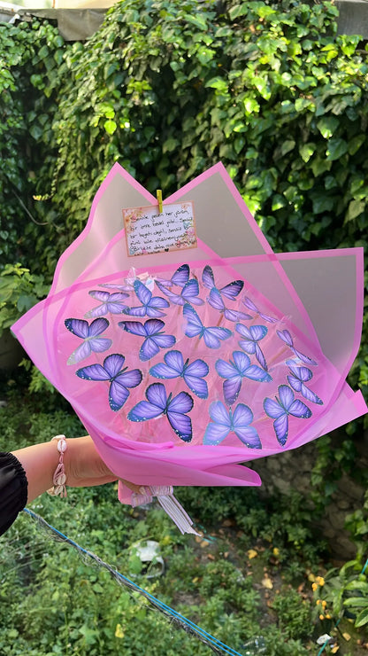 AMOR NOVA LED Işıklı Kelebek Buketi